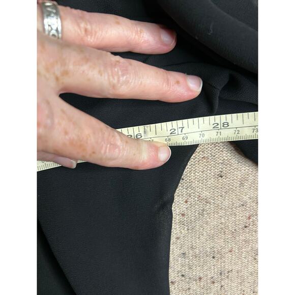 Torrid Sheer Black Top 3X Fairy Whimsygoth Punk Goth Witchy Stevie Nicks - Picture 3 of 6